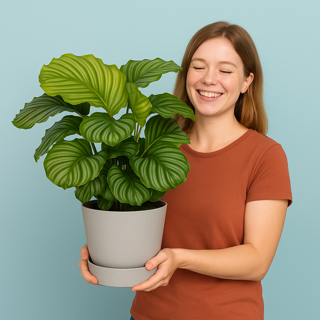Luna - Calathea Orbifolia - 40 - 90cm / ø17 - ø27