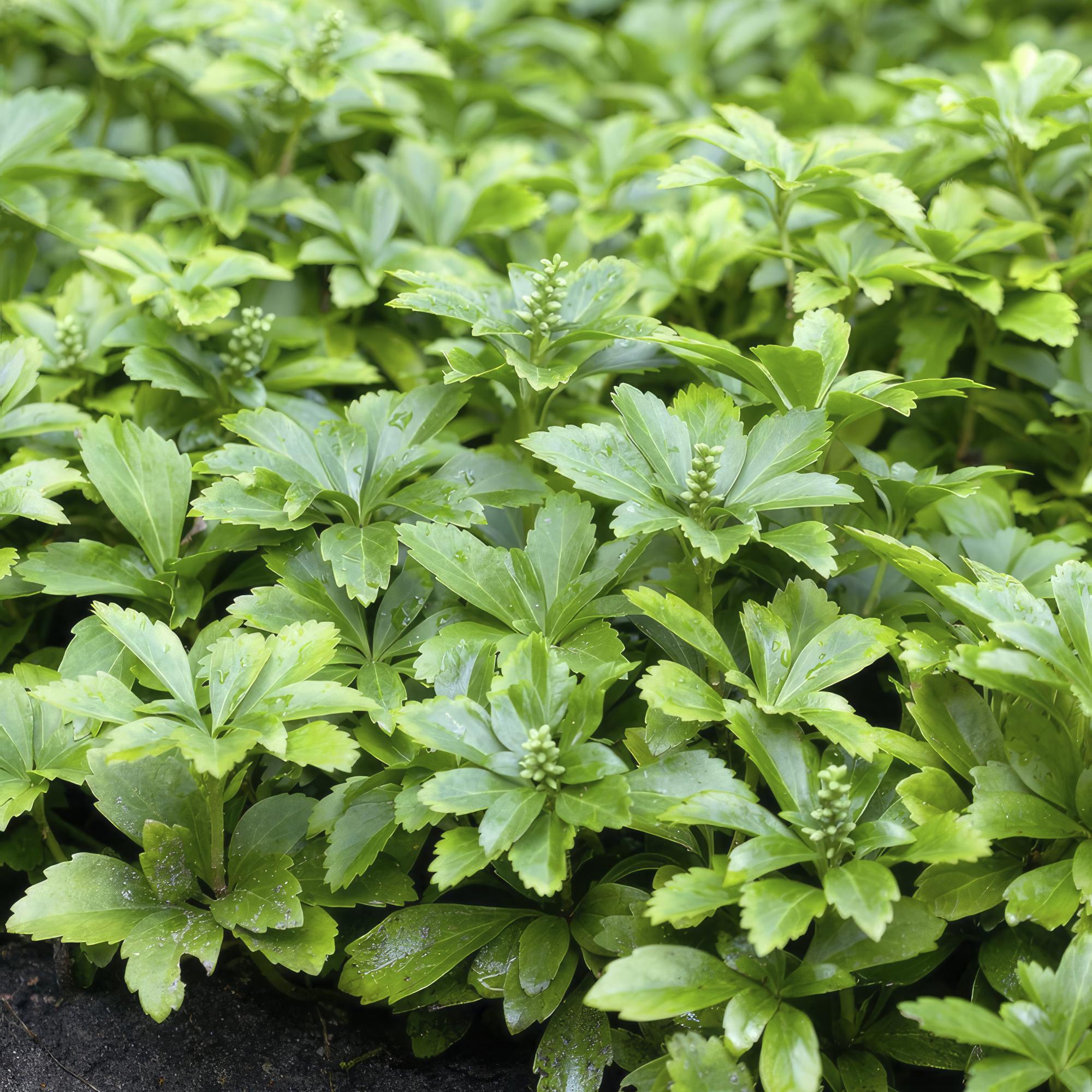 Dickmännchen ‘Green Carpet’ (Pachysandra terminalis)
